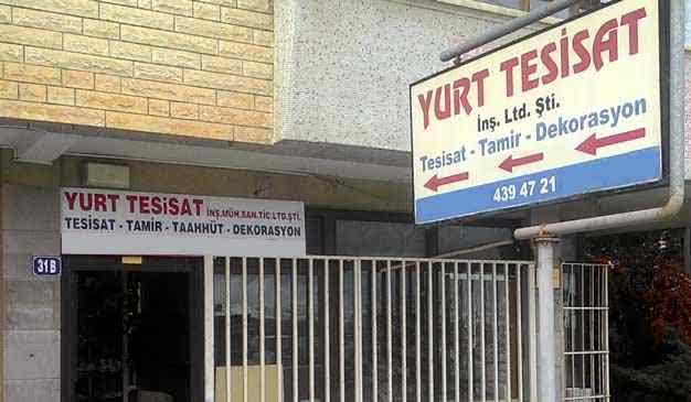tesisatçının sokaktan görünüşü